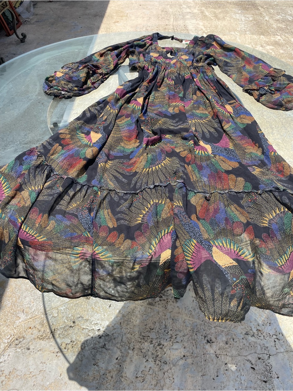 Farm Rio Borogodo Toucan Gown Size XL - Picture 12 of 15